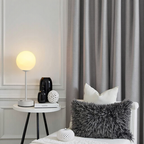 Vivrek - Lámpara de Mesa Esférica - Iluminación Elegante para Cualquier Interior