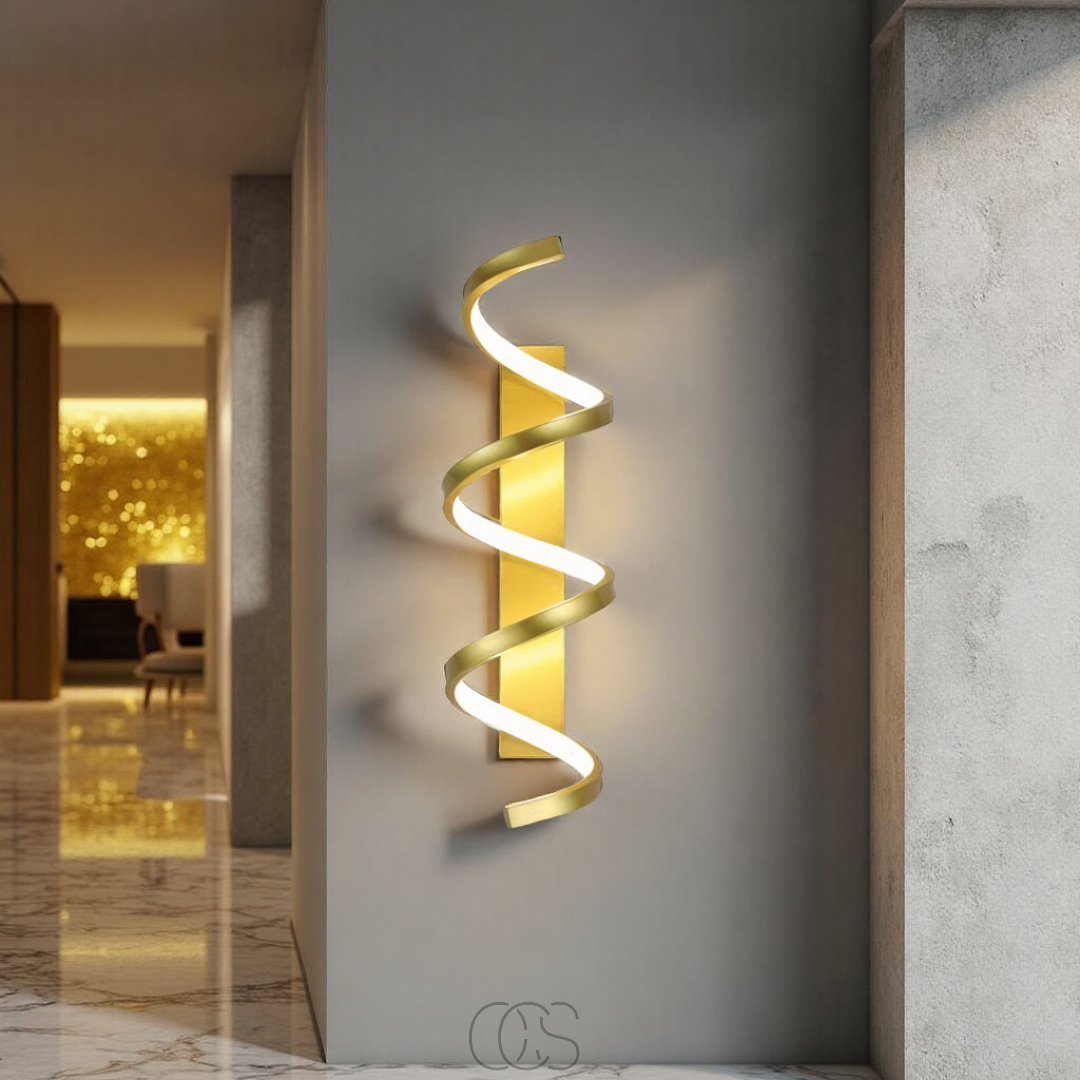 Vivrek - Lámpara de pared LED en espiral - Regulable