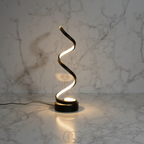 Vivrek - Lámpara Espiral – diseño moderno con 3 colores de luz y LED de bajo consumo