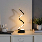 Vivrek - Lámpara Espiral – diseño moderno con 3 colores de luz y LED de bajo consumo