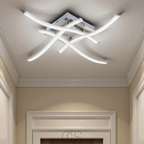 Vivrek - Lámpara de techo LED cuadrada