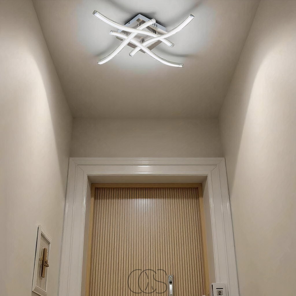 Vivrek - Lámpara de techo LED cuadrada