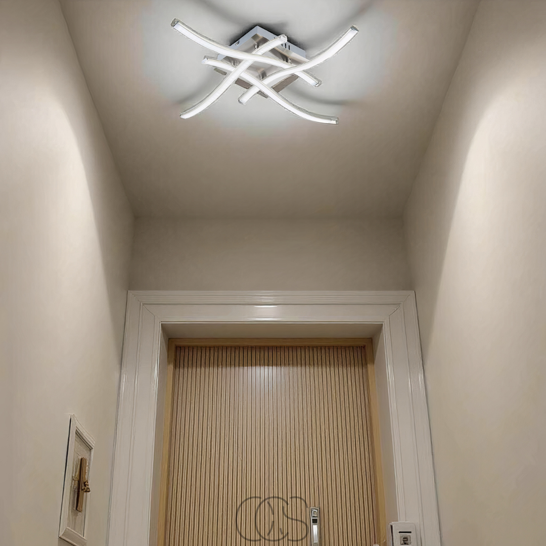 Vivrek - Lámpara de techo LED cuadrada