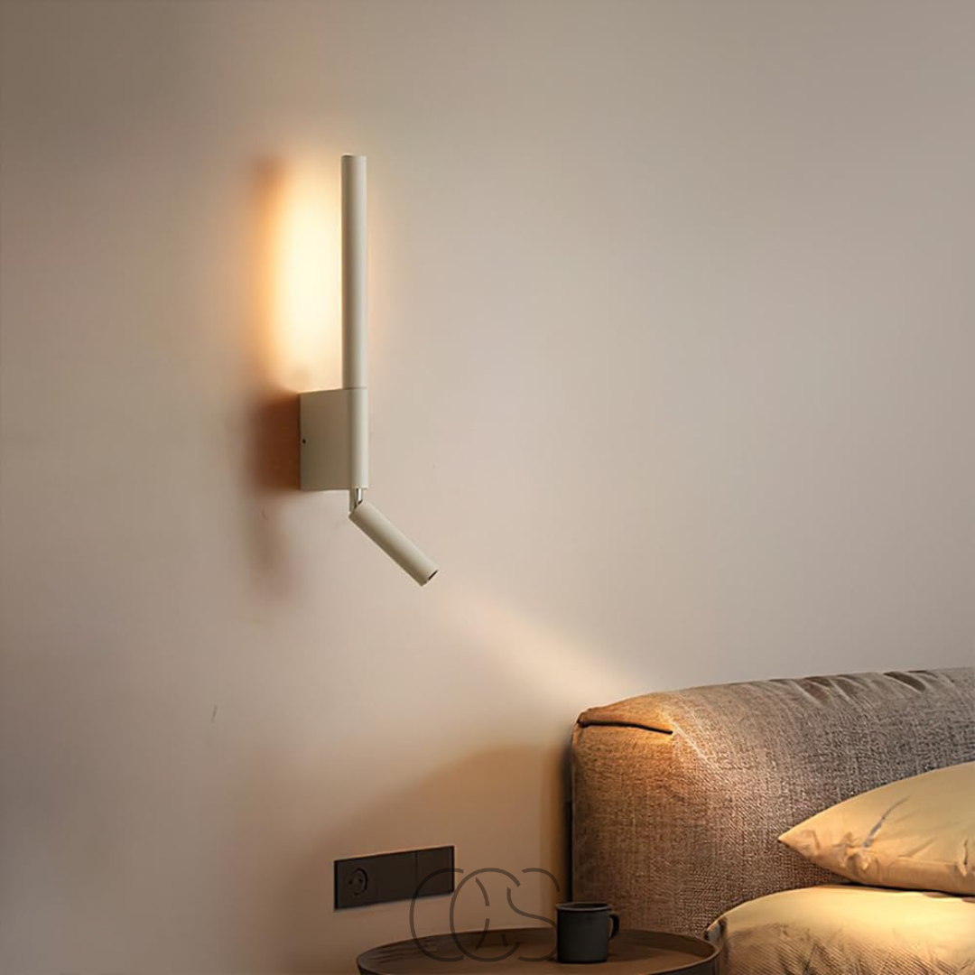 Vivrek - Lámpara de Pared LED Elegante con Lámpara de Lectura