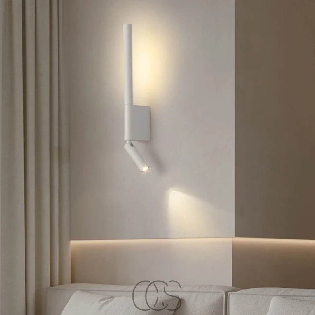 Vivrek - Lámpara de Pared LED Elegante con Lámpara de Lectura