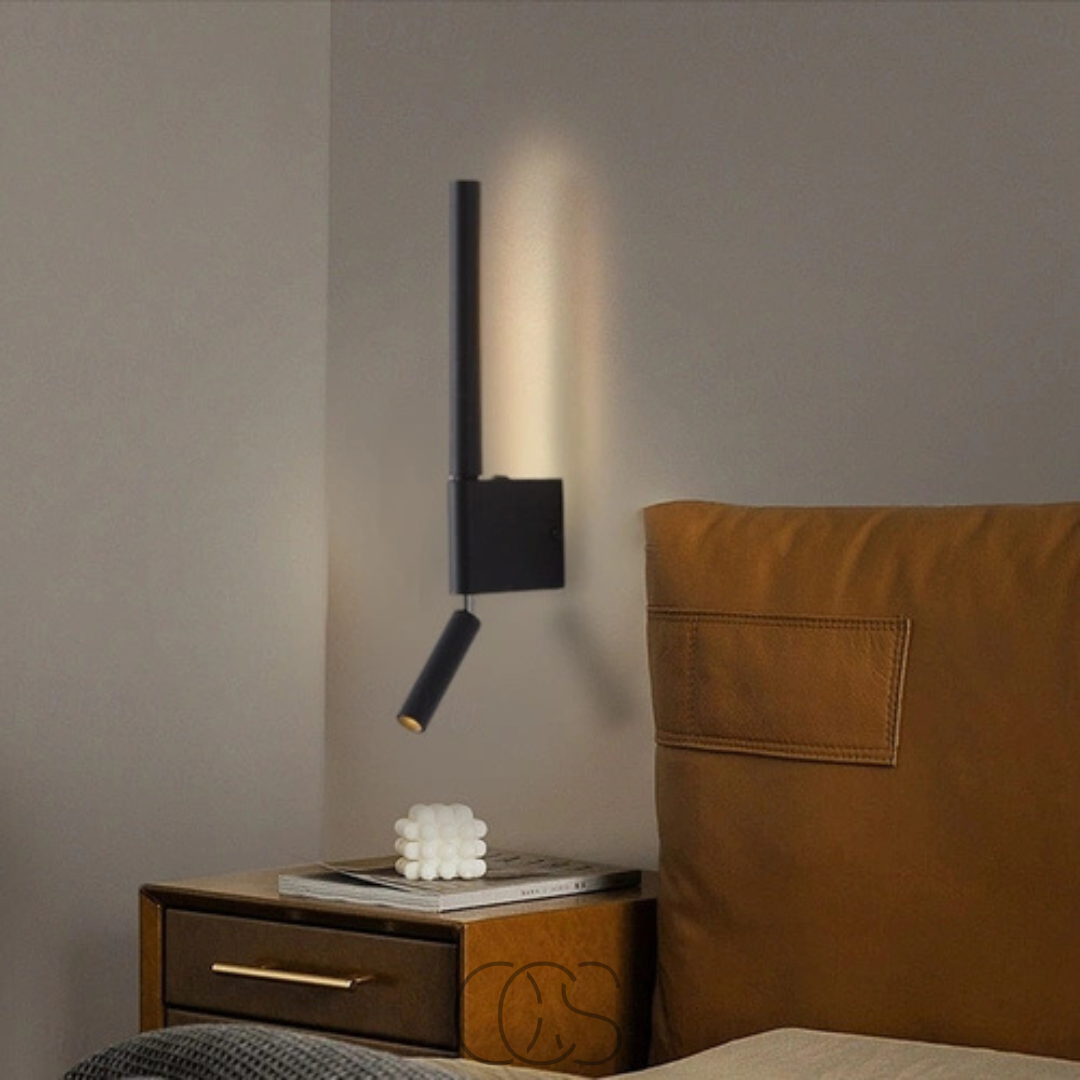 Vivrek - Lámpara de Pared LED Elegante con Lámpara de Lectura