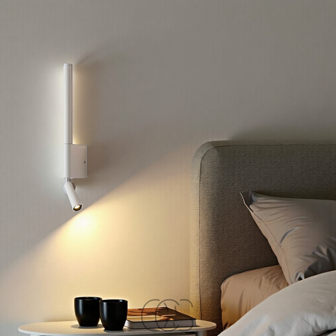 Vivrek - Lámpara de Pared LED Elegante con Lámpara de Lectura