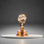 Vivrek - Table Lamp with Light Bulb - Vintage Industrial Design