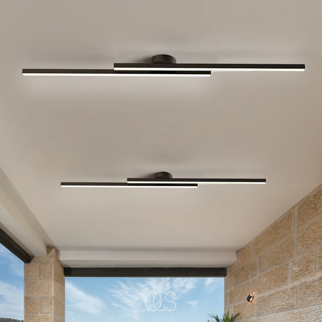 Vivrek - lámpara de techo de aluminio moderna - Iluminación de techo elegante