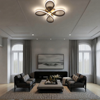 Vivrek – Lámpara de techo LED Klaver – Diseño moderno con función de atenuación atmosférica