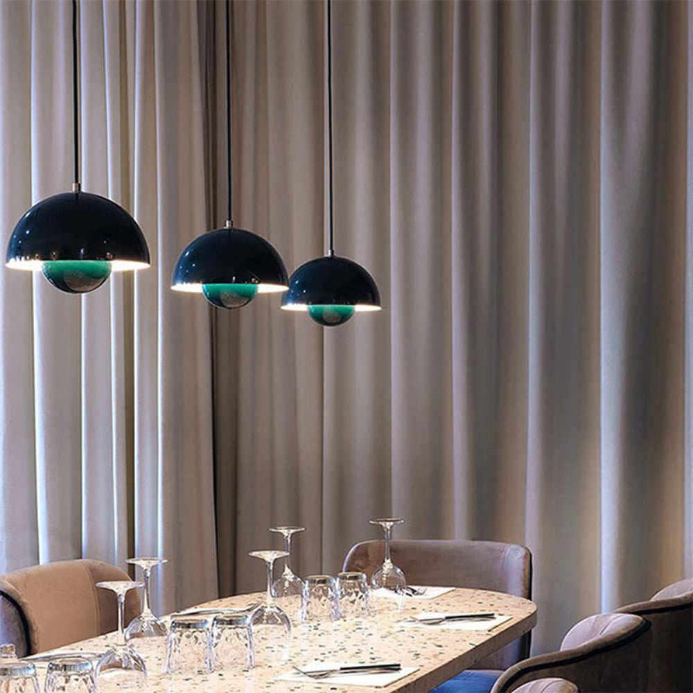 Nova Arc Semi Circular Colour Pendant Light For Dining