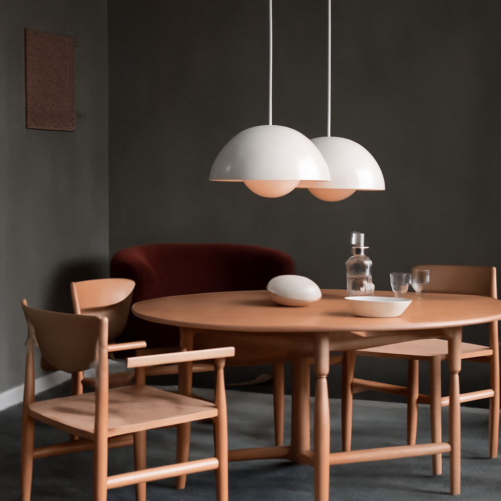 Nova Arc Semi Circular Colour Pendant Light For Dining